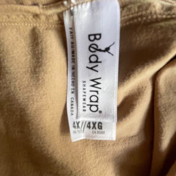 BODY WRAP Tan Beige Long Line Shaper Minimizer Slimming SZ 4X C101585 - Picture 3 of 11